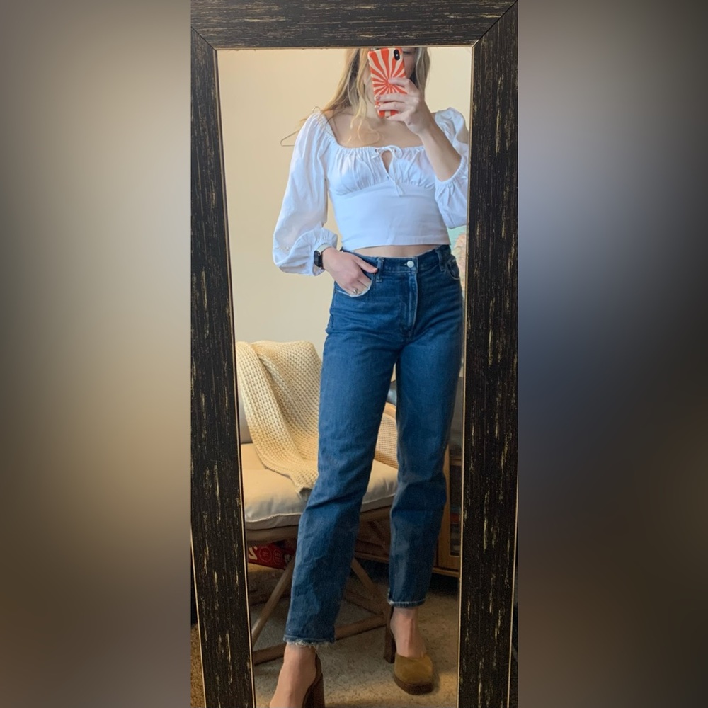 Lulu’s White Blouse, NWOT